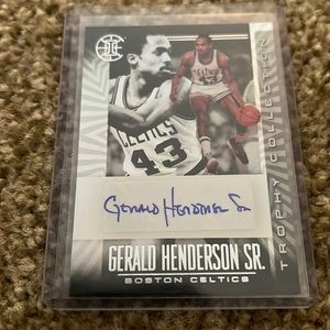 2019 Panini Illusions Gerald Henderson Sr Autographed Card